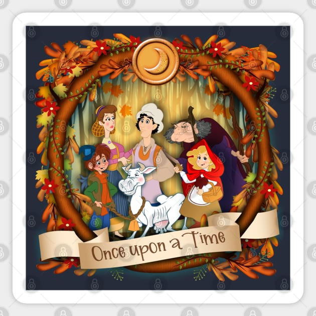 Once upon a time Sticker by richhwalsh